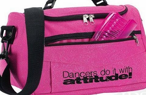 Dancers Do It With Attitude ``Dancers Do It With Attitude!`` Dance Vanity Case Sparkle Pink - Interior Mirror