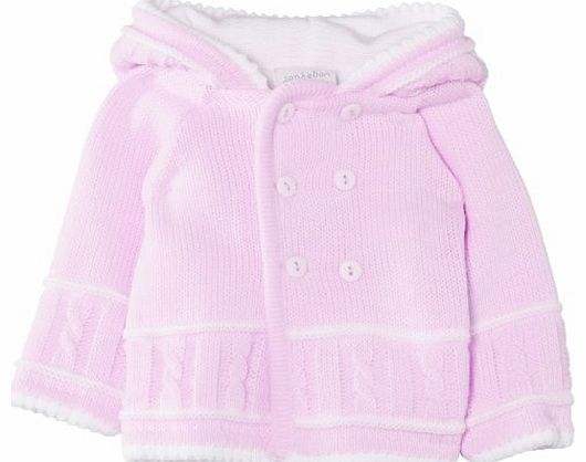 Dandelion Clothing Dandelion Knitted Unisex Baby Jacket for 6-12 months Pink