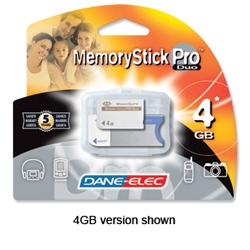 Flash Memory Stick Pro Duo with Write