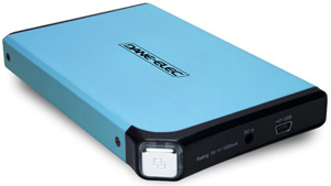 dane-elec So Mobile OTB (One Touch Backup) - Blue - Portable External Hard Disk Drive - 400GB