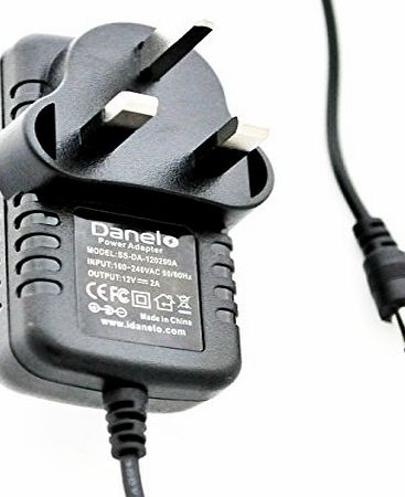 Genuine Danelo 12v Power Supply for 2A iWantit iW250 iPod Speakers Dock Docking Station