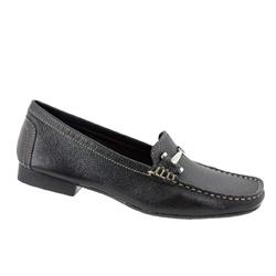 Female 0171 Leather Upper Leather Lining Casual Shoes in Black, White