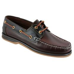 Daniel Hechter Male 0400 Leather Upper Leather Lining in Mocca, Navy