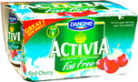 Activia Fat Free Red Cherry Bio Yogurt (4x125g) On Offer