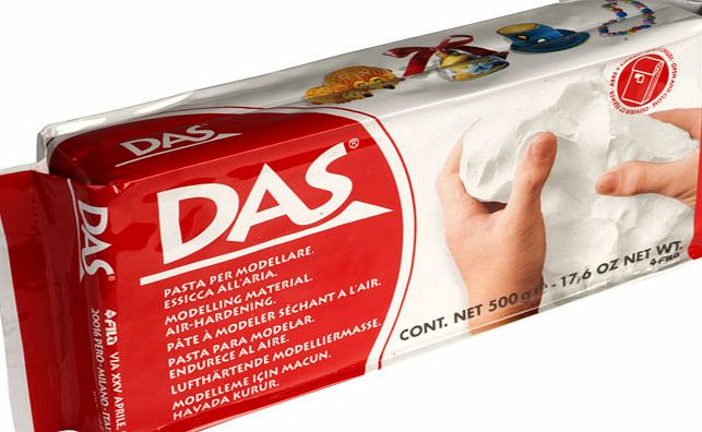 DAS Air Drying Modelling Clay 500g White `3870 00