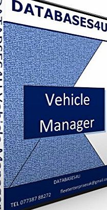 Databases 4 u Vehicle Management System Database Software -For Mechanics/Garage Workshops