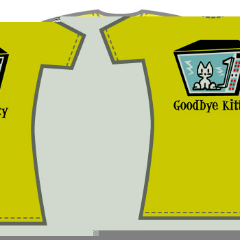 Goodbye Kitty Microwave T-Shirt