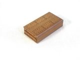 Compact Wooden Cribbage Board