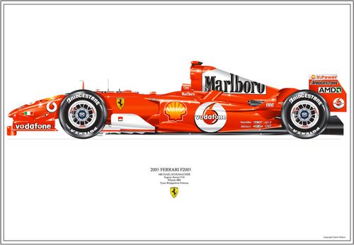 David Wilson -2005 Ferrari F2005-M.Schumacher