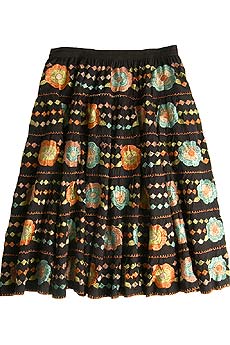 DAY Birger et Mikkelsen Floral embroidered skirt