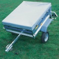 galvanised trailer with optional cover