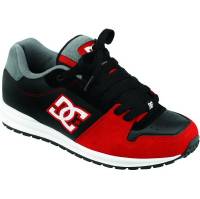 DC BANKS SHOES BLACK/RED