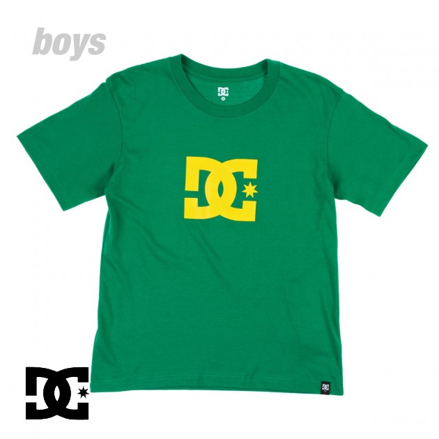 Boys DC Star T-Shirt - Celtic Green