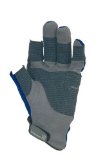 Crewsaver Summer 3 Fingered Sailing Gloves (Small) Navy