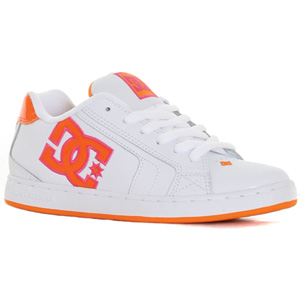 DC Ladies Net Skate shoe - White/Citrus