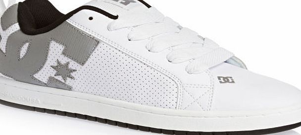 DC Mens DC Court Graffik Shoes - White/white/carbon