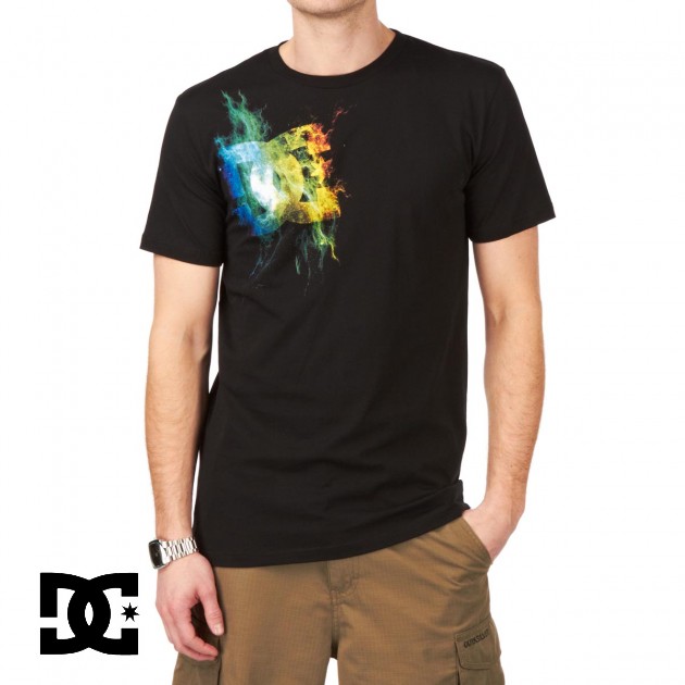 Mens DC Nebula T-Shirt - Black