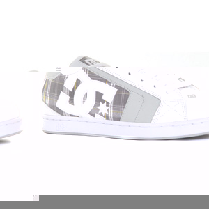 DC Net SE Skate shoe - White/Battleship/Plaid