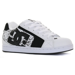 Net SE Skate shoe - White/Black/Black/Print