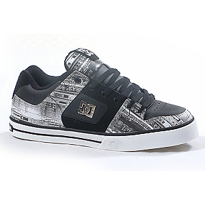 DC Pure SE Skate Shoe - Black/Silver