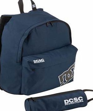 DC Shoes Backpack and Pencil Case Set - Navy