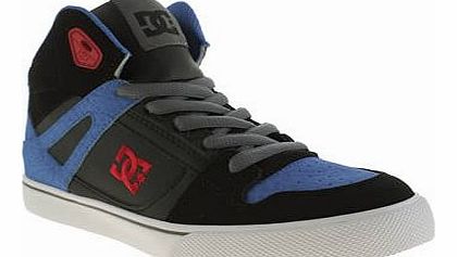 Dc Shoes kids dc shoes black and blue spartan hi boys