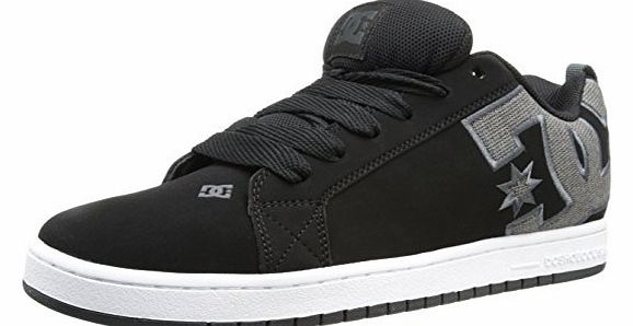 DC Shoes Mens Court Graffik S M Low-Top 300927 Black/Black/Grey 9 UK, 43 EU