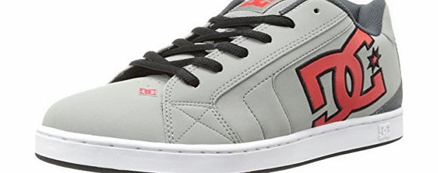 DC Shoes Mens Net M Low-Top 302361 Grey/Grey/Red 7 UK, 40.5 EU
