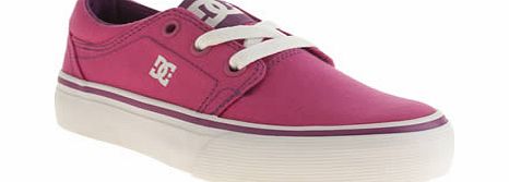 Dc Shoes pink trase tx girls junior 8603153570