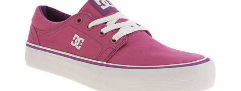 Dc Shoes pink trase tx girls youth 8703153570