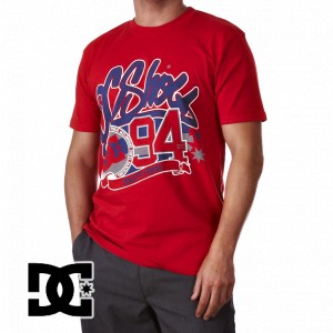 T-Shirts - DC Spangled T-Shirt - Primary Red