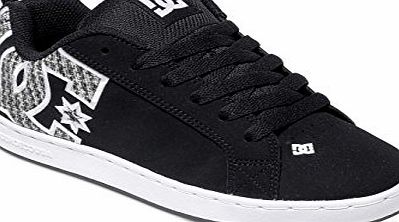 DC Womens DC Shoes Court Graffik Suede Low Top Casual Skate Shoes Trainers - White/Green Plaid - 4