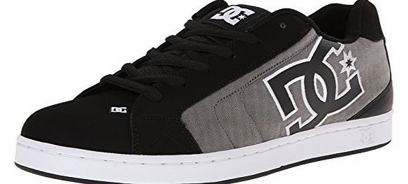 Young Mens Net Se Lowtop Shoes, UK: 8 UK, Black/Black/Pinstripe