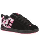 Dcshoe Co Dc Shoes Court Graffik Se - 5 Uk - Black and Pink - Suede
