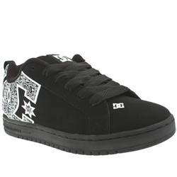 Dcshoe Co Male Court Graffik Nubuck Upper Dc Shoes in Black, Brown