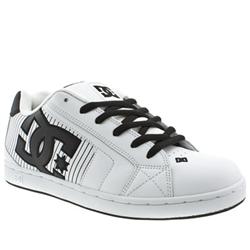 Male Dc Shoes Net Se Leather Upper in White and Black