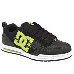 Dcshoe Co Male General Sn Leather Upper Dc Shoes in Black and Green