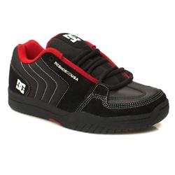 Male Lyric Ii Suede Upper Dc Shoes in Black and Red