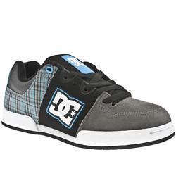 Male Turbo Nubuck Upper Dc Shoes in Black and Grey