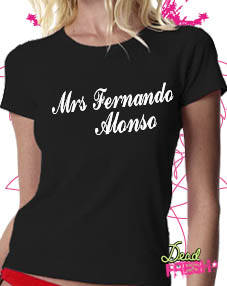 Mrs Fernando Alonso T-shirt