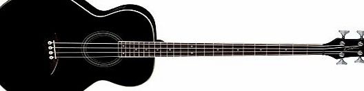 Dean Guitars Acoustic Electric Bass Guitar - Classic Black