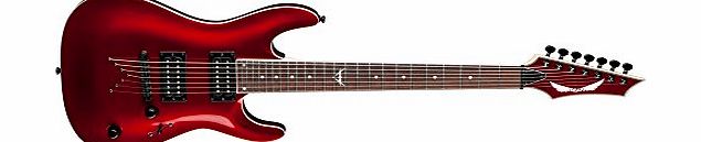 Dean Guitars C750X MRD Dean Custom X 7 String Electric Guitar - Metallic Red