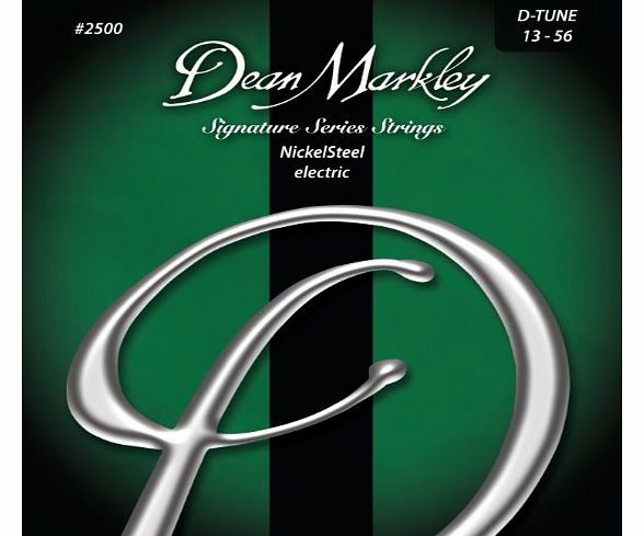 DM-2500-DT 13-56 Drop Tune Nickel Steel Electric Signature Guitar Strings (Pack of 6)
