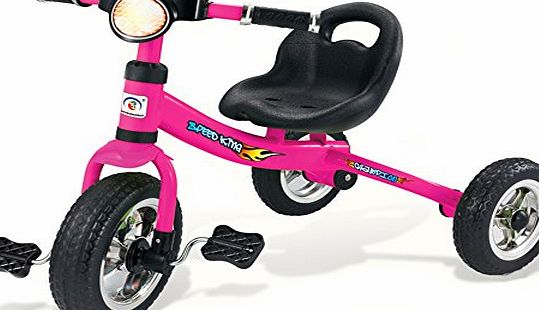 Dearbuy Baby Kids 3 Wheel Trike Tricycle Ride-On Balance Walk Bike for Toddler Children 2-5 Years (Purple Red)