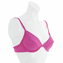 Pink underwired bikini top