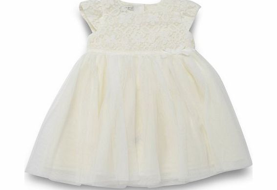 Debenhams Rjr.John Rocha Kids Designer Babies Cream Lace Party Dress 0-3 Months
