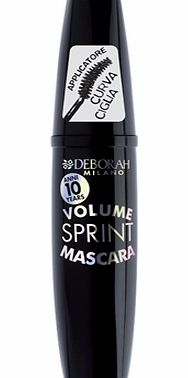 Deborah Milano Volume Sprint Mascara Lash Curling Wand Black