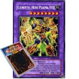 Deckboosters Yu Gi Oh : CT04-EN006 Limited Ed Elemental Hero Plasma Vice Secret Rare Promo Card