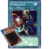 Deckboosters Yu Gi Oh : DP1-EN015 Unlimited Edition Fusion Sage Common Card - ( Jaden Yuki YuGiOh Single Card )