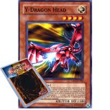 Deckboosters Yu Gi Oh : DP2-EN006 Unlimited Edition Y-Dragon Head Common Card - ( Chazz Princeton YuGiOh Single Card )